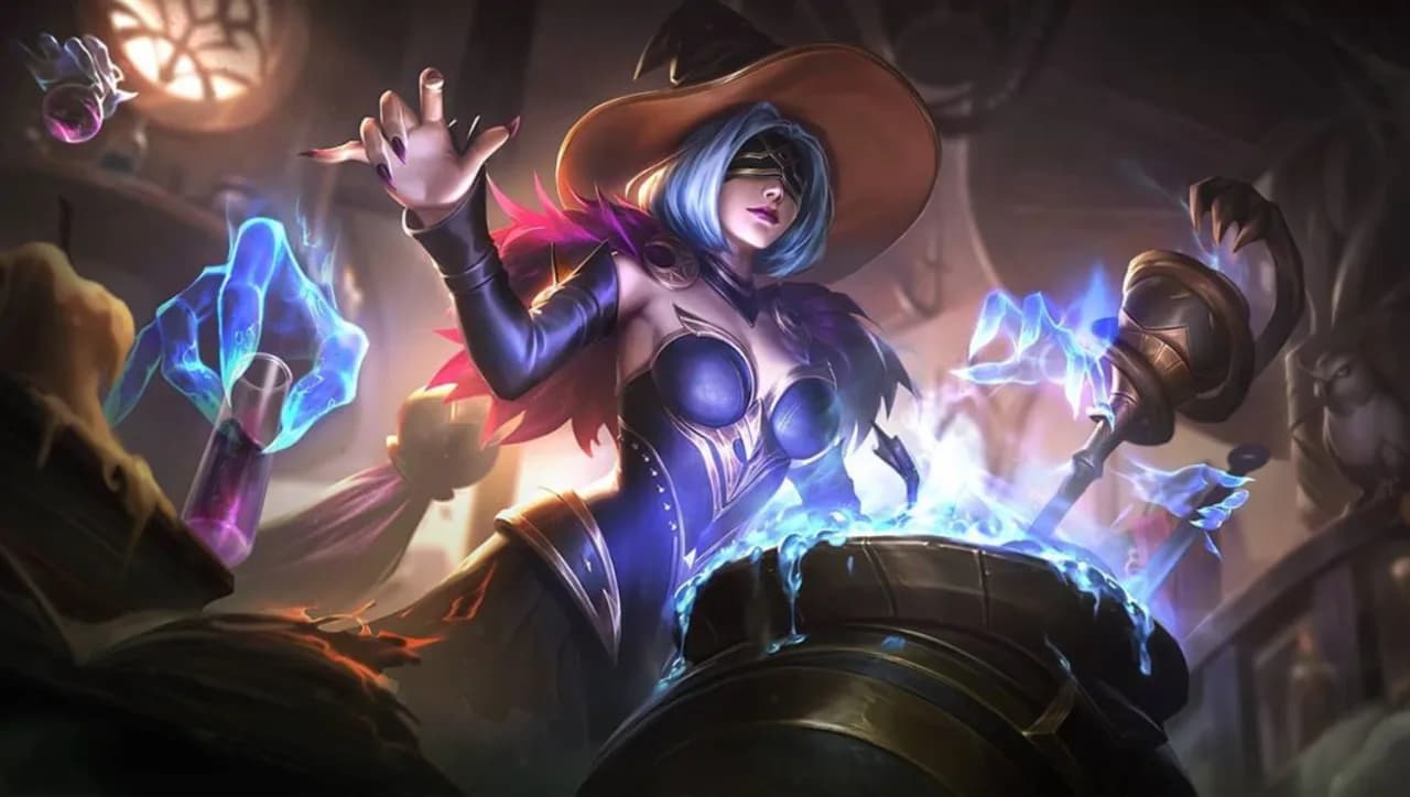 Pharsa Enchanting Witch skin artwork