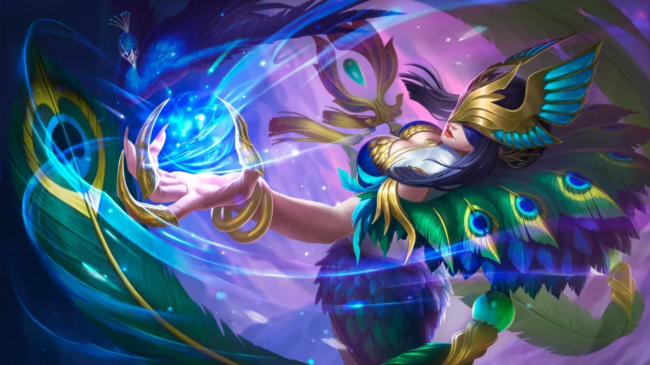 Pharsa Peafowl's Dance skin artwork