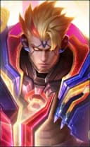 Phoveus wearing the Matrix Maverick skin, in-game portrait