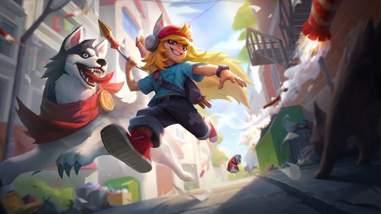 Popol and Kupa Trouble Makers skin artwork