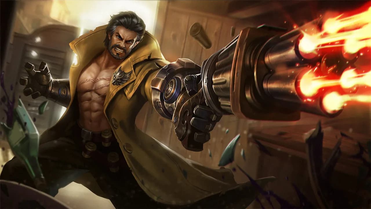 Roger Dire Wolf Hunter skin artwork