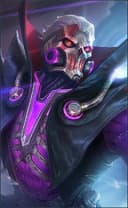 Roger wearing the Cyborg Werewolf skin, in-game portrait