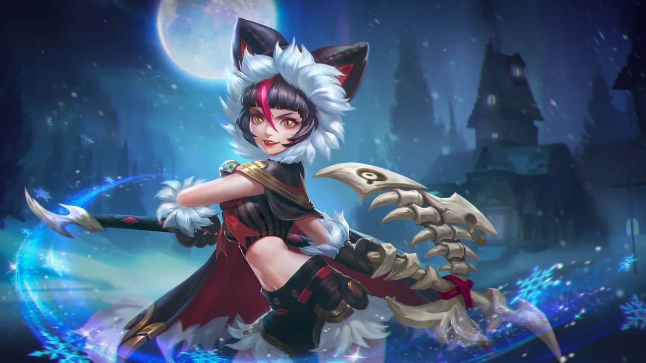 Ruby Cat Girl skin artwork