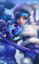 Ruby wearing the Edelweiss skin, in-game portrait
