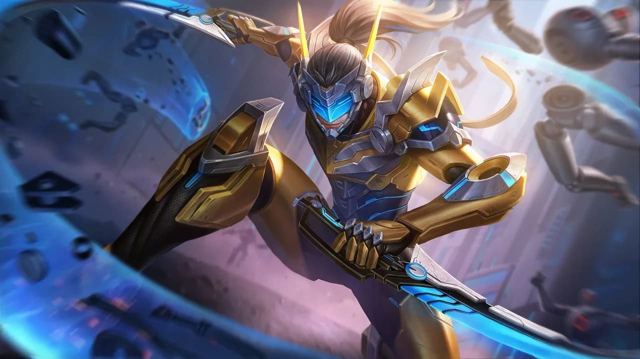 Saber Golden Flash skin artwork