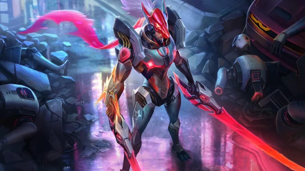 Saber Iron Hound skin artwork