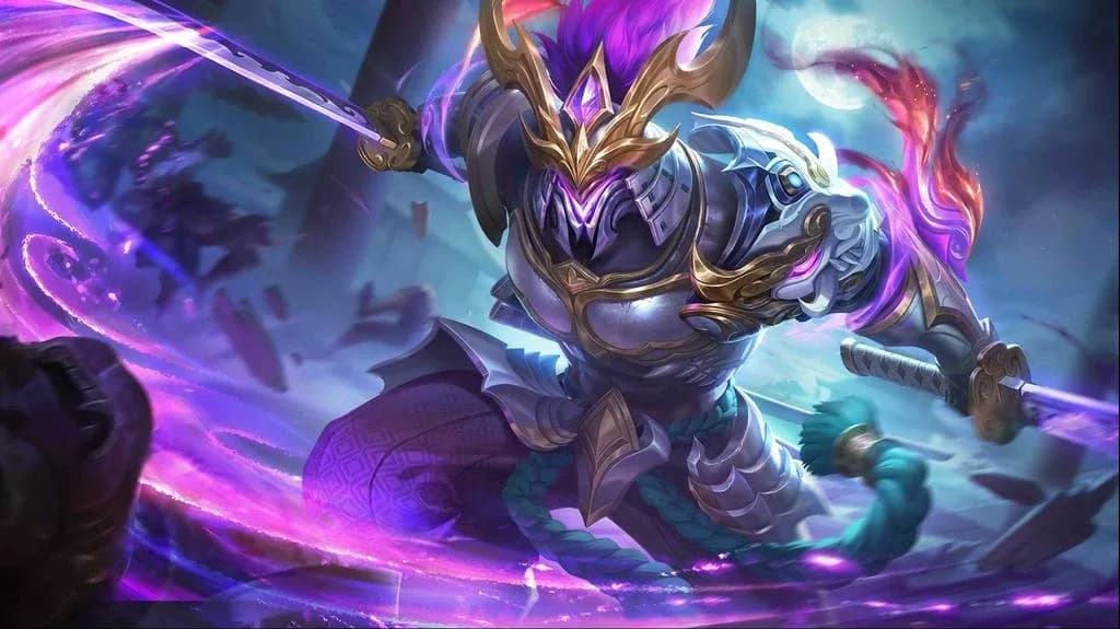 Saber Onimaru skin artwork