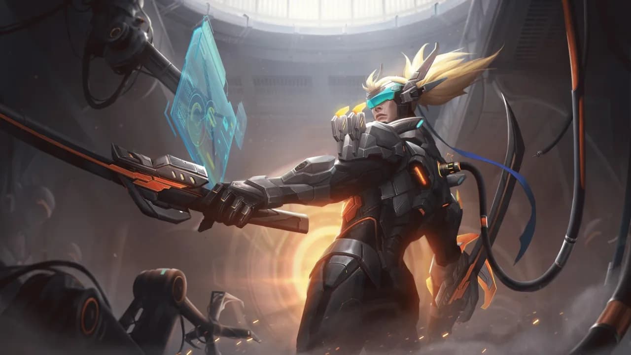 Saber Silver Edge skin artwork