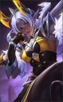 Selena wearing the Wasp Queen skin, in-game portrait
