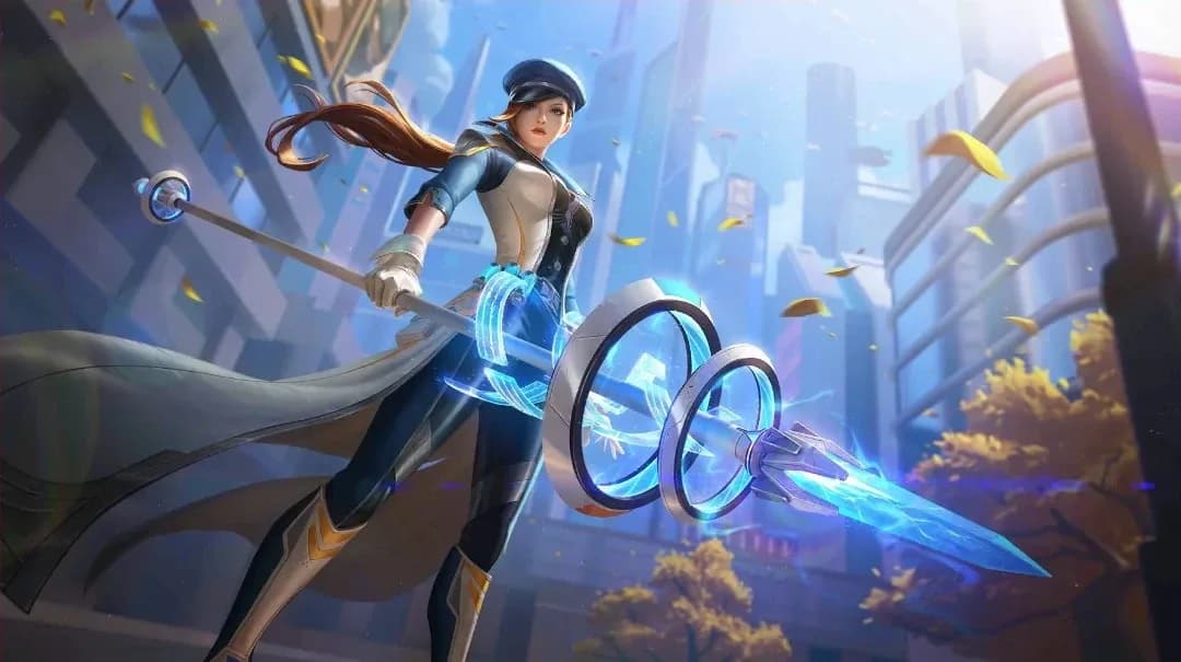 Silvanna Future Cop skin artwork