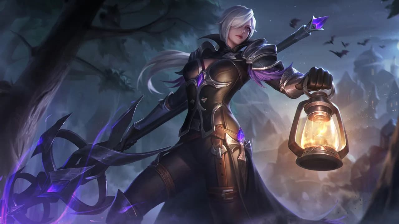 Silvanna Midnight Justice skin artwork