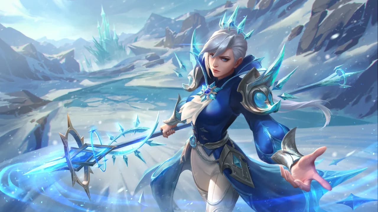Silvanna Queen Frost skin artwork