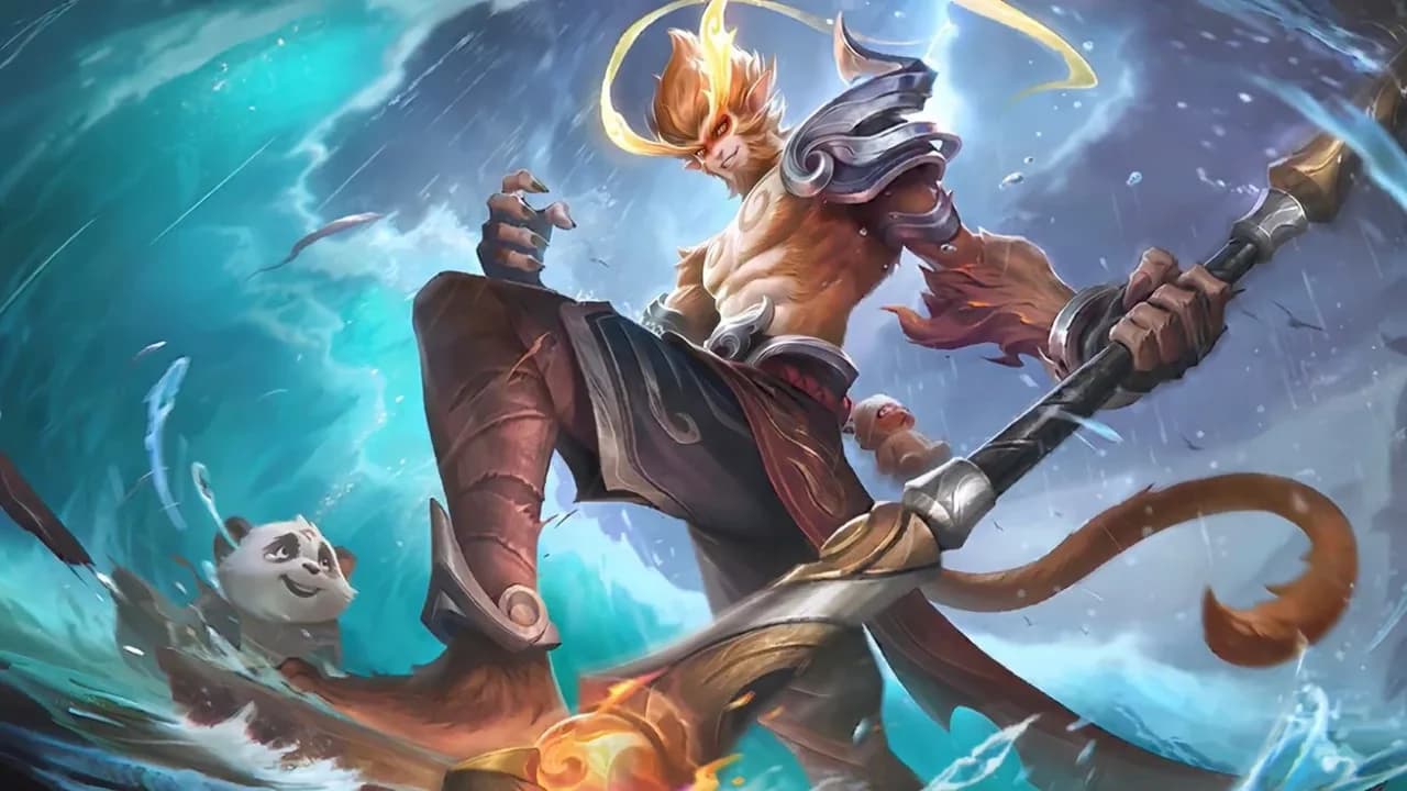Sun Monkey King skin artwork