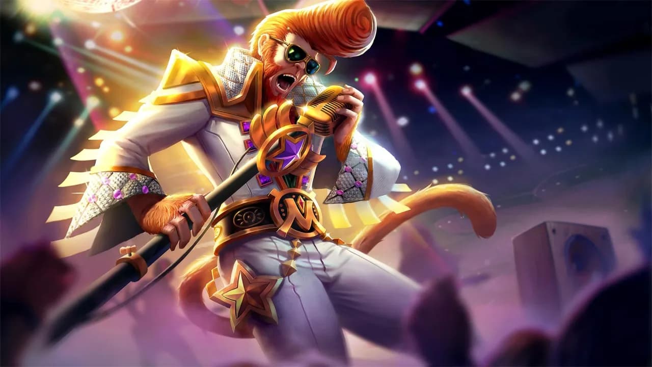 Sun Rock Star skin artwork