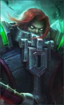Terizla wearing the Executioner skin, in-game portrait