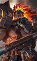 Terizla wearing the Flare skin, in-game portrait