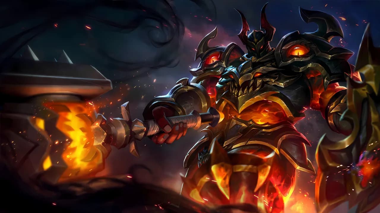 Tigreal Fallen Guard skin artwork