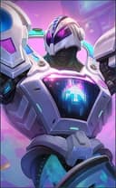 Uranus wearing the Video-Game Dominator skin, in-game portrait