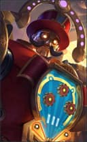 Uranus wearing the Pinball Machine skin, in-game portrait
