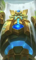 Uranus wearing the Earthen Relic skin, in-game portrait