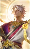Vale wearing the Supernal Tempest skin, in-game portrait