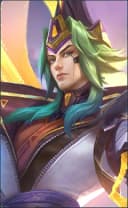 Vale wearing the Keeper of the Winds skin, in-game portrait