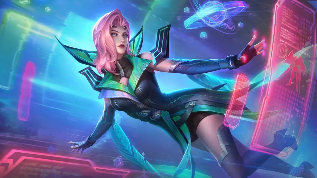 Valentina Cyber Agent skin artwork
