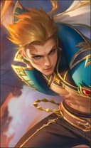 Valir wearing the Arcane Seeker skin, in-game portrait