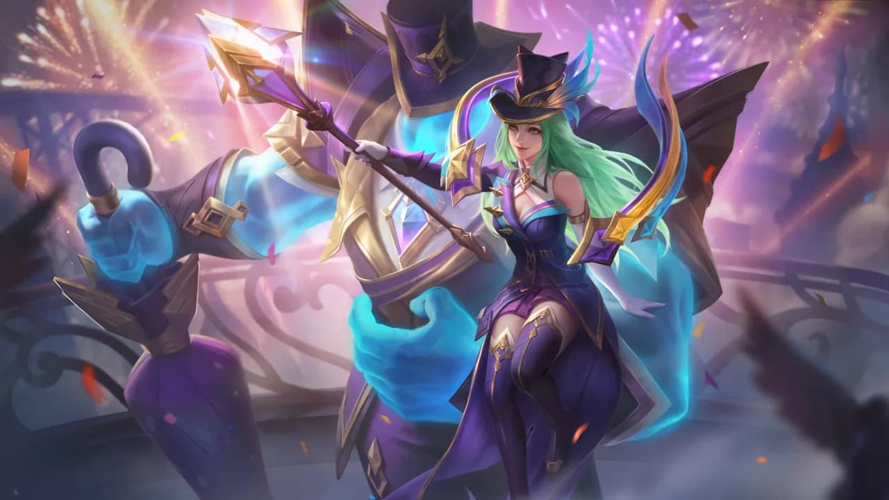 Vexana Circus Magician skin artwork