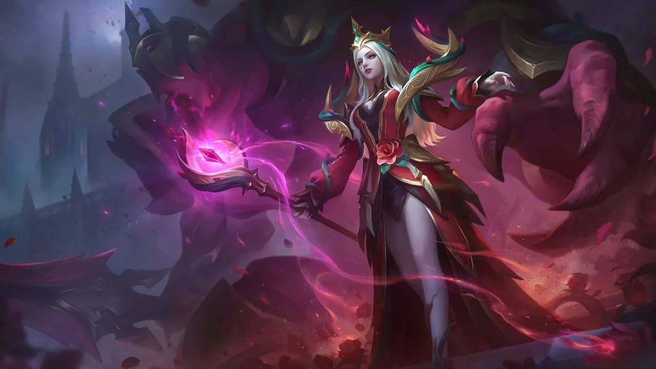 Vexana Sanguine Rose skin artwork