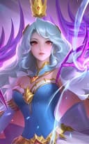 Vexana wearing the Twisted Fairytale skin, in-game portrait