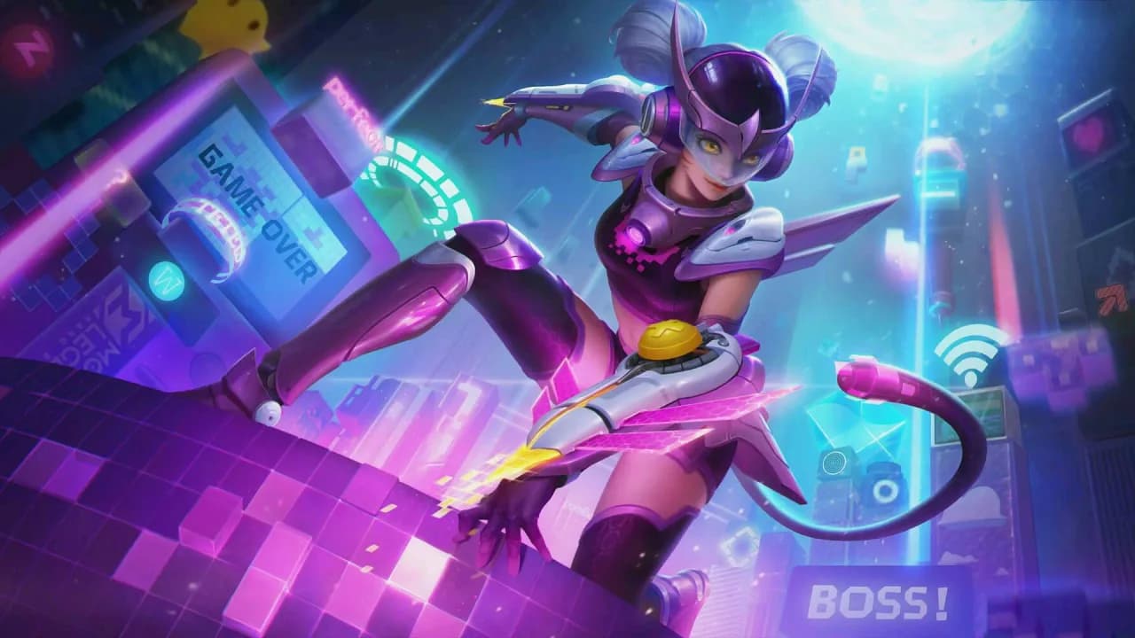 Wanwan Pixel Blast skin artwork