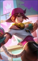 Wanwan wearing the Teen Pop skin, in-game portrait