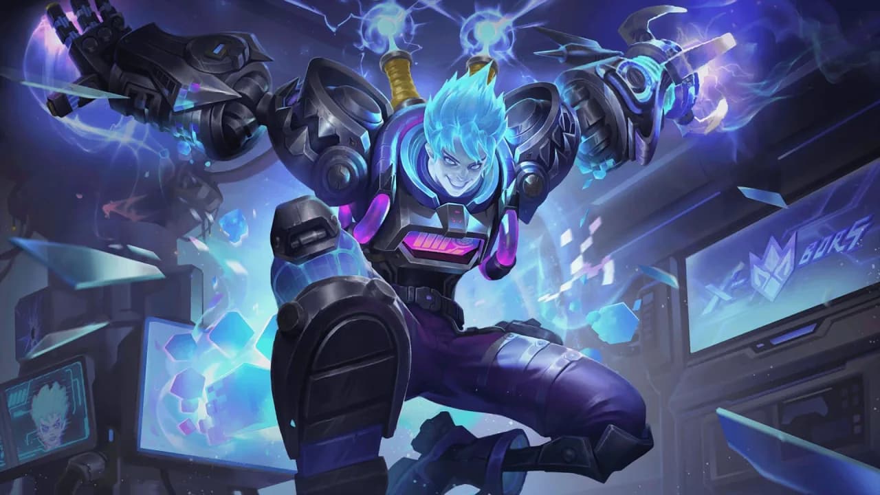 X.Borg Tesla Maniac skin artwork