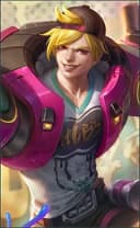 X.Borg wearing the Graffiti Fashion skin, in-game portrait
