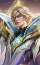Xavier wearing the Hardlight Artificer skin, in-game portrait