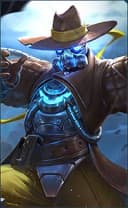 Yi Sun-shin wearing the Roguish Ranger skin, in-game portrait