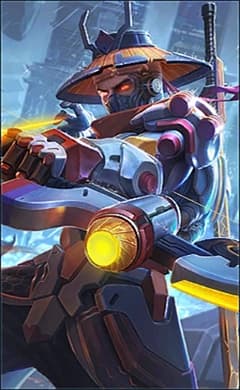Yi Sun-shin wearing the Astral Wanderer skin, in-game portrait