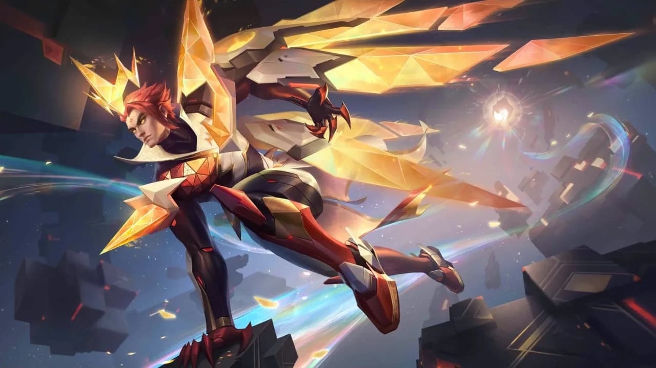 Yu Zhong Cosmic Dragon skin artwork