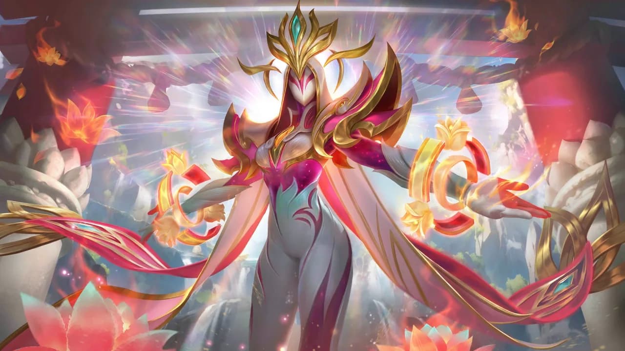 Yve Flame Lotus skin artwork
