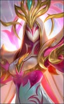 Yve wearing the Flame Lotus skin, in-game portrait