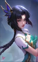 Zhuxin wearing the Ethereal Serenity skin, in-game portrait