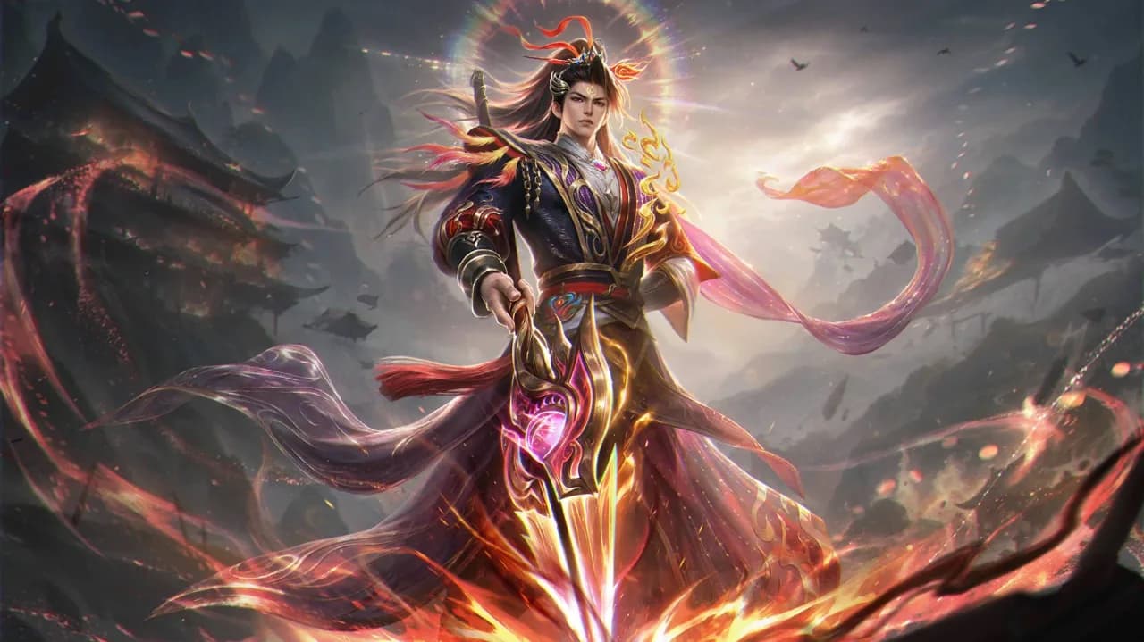 Zilong Ascendant of Flame skin artwork