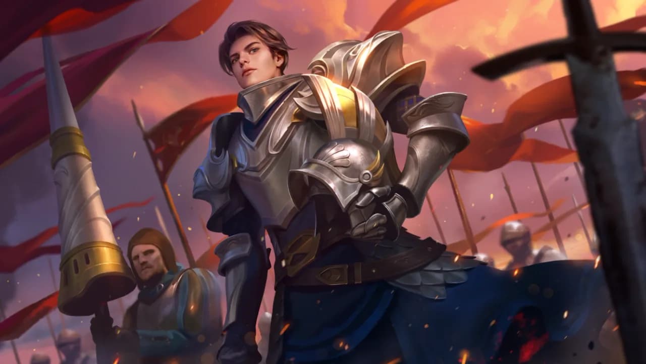 Zilong Blazing Lancer skin artwork