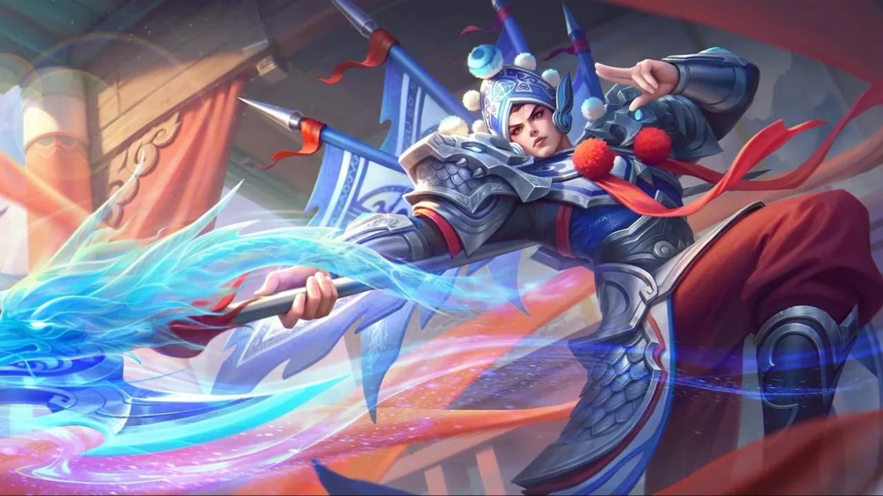 Zilong Changbanpo Commander skin artwork