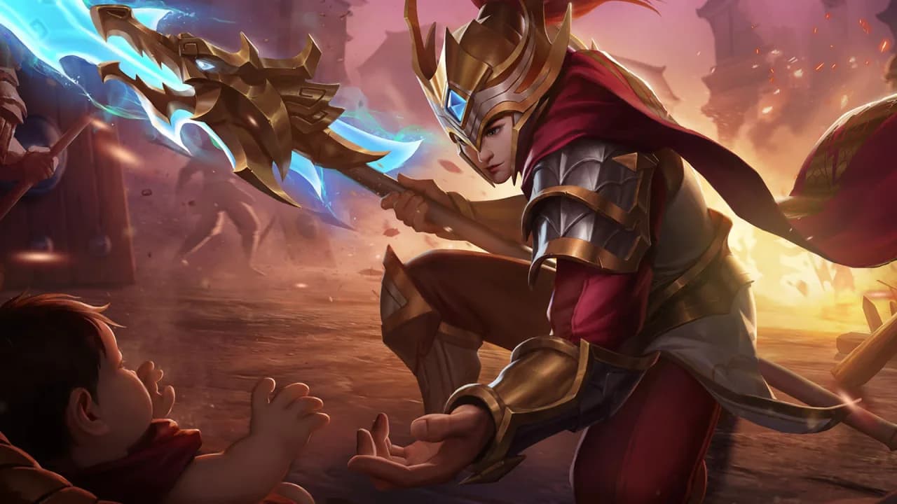 Zilong Elite Warrior skin artwork