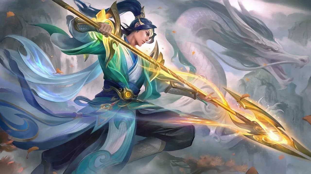 Zilong Empyrean Paladin skin artwork