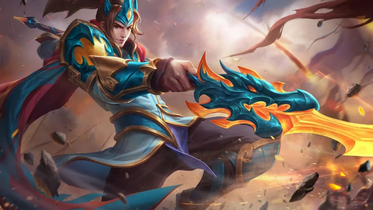 Zilong Spear of Dragon skin artwork