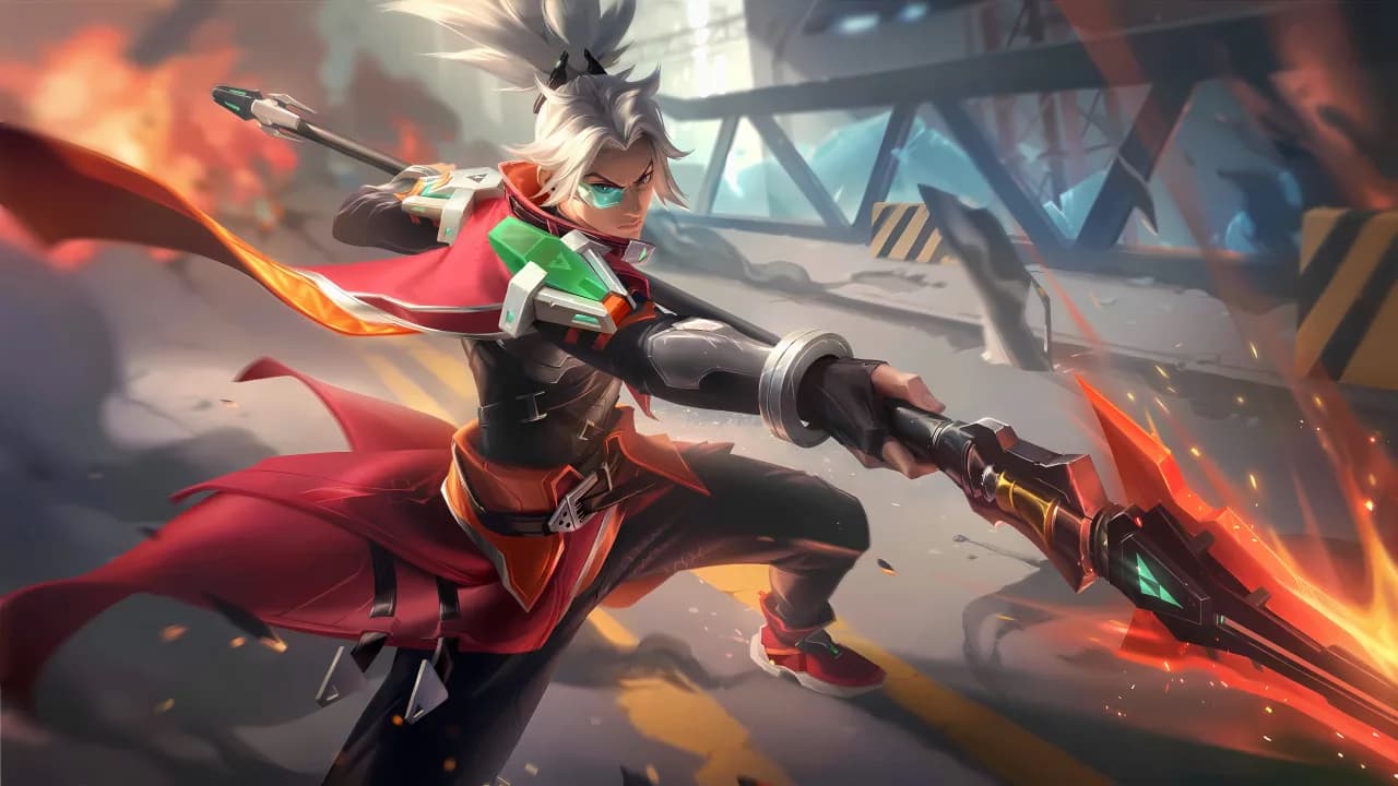 Zilong Storm Rider skin artwork