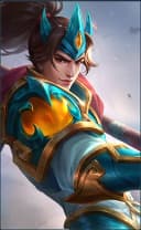 Zilong wearing the Spear of Dragon skin, in-game portrait